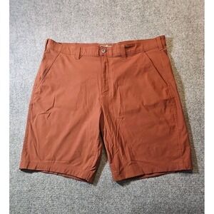 Eddie Bauer TraveX Shorts Mens 40 Rust Brown , 10" Inseam Casual Outdoor Hiking